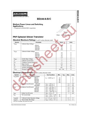 BD240CTU datasheet  